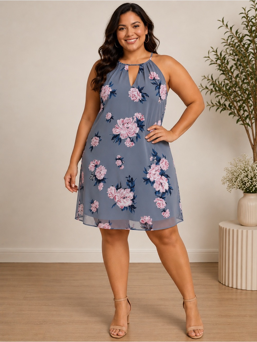 CANDIES Floral Print Dress Size XXL